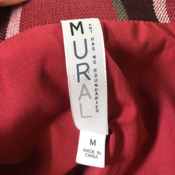 Mural Red Striped One-Button Blazer – Women’s M, NWOT - Picture 12 of 13